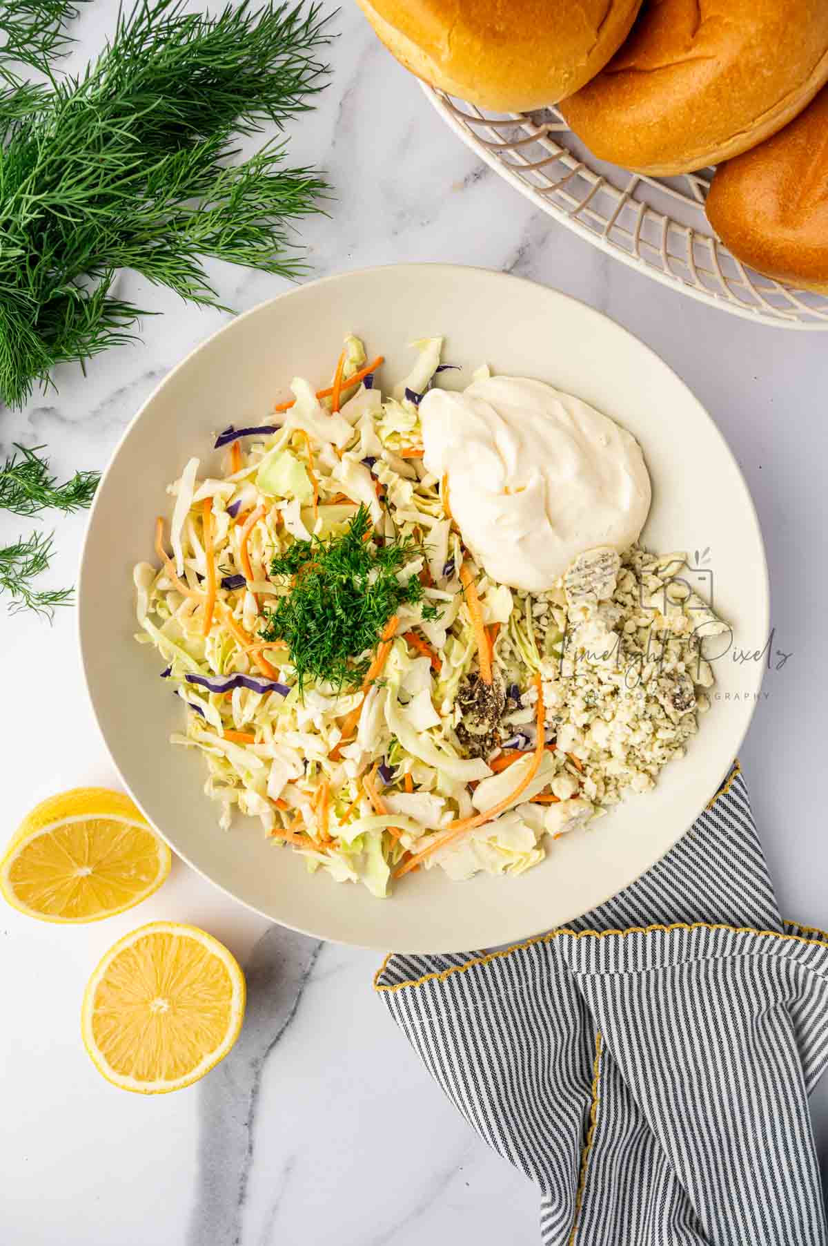 Buffalo Chicken Sandwich With Blue Cheese Coleslaw - Exclusive Recipe