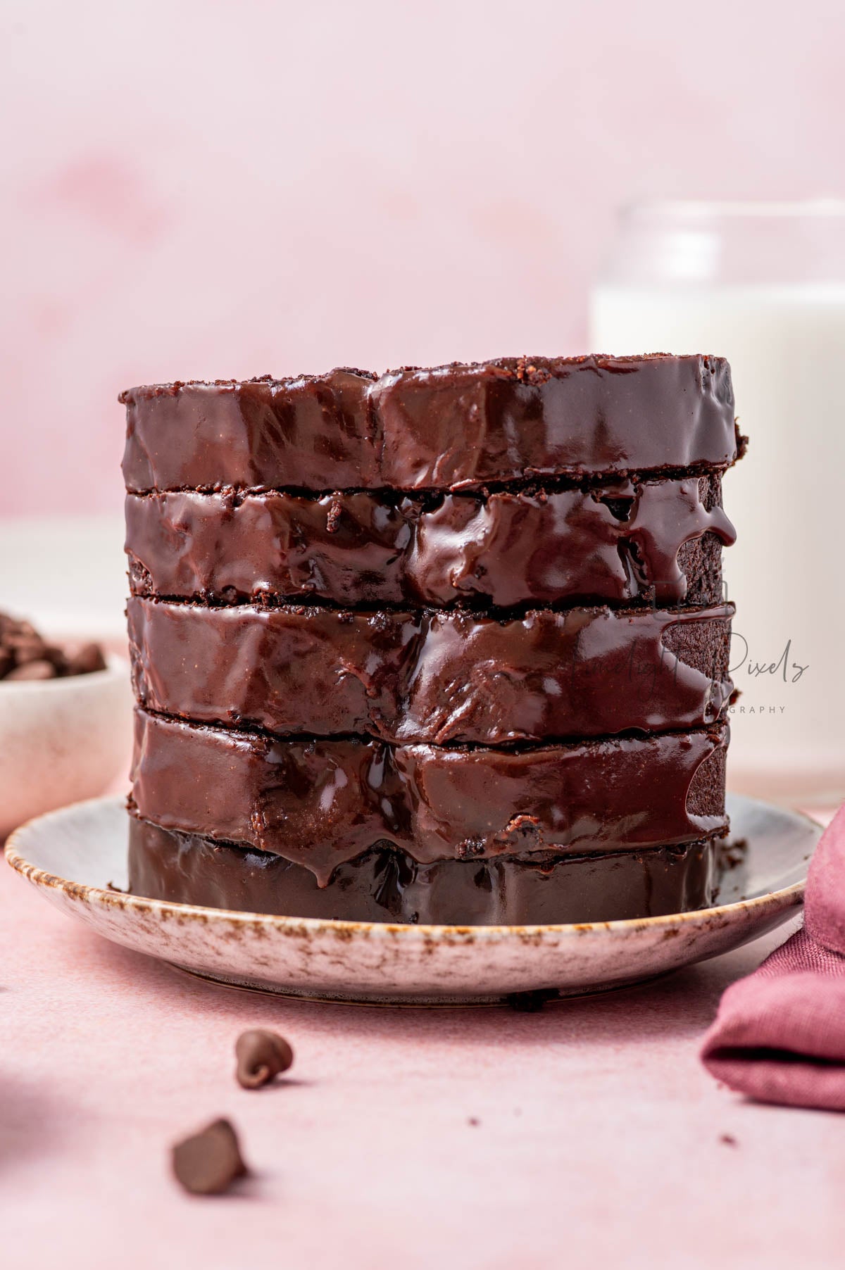 Chocolate Loaf Cake with Chocolate Ganache - Exclusive Recipe