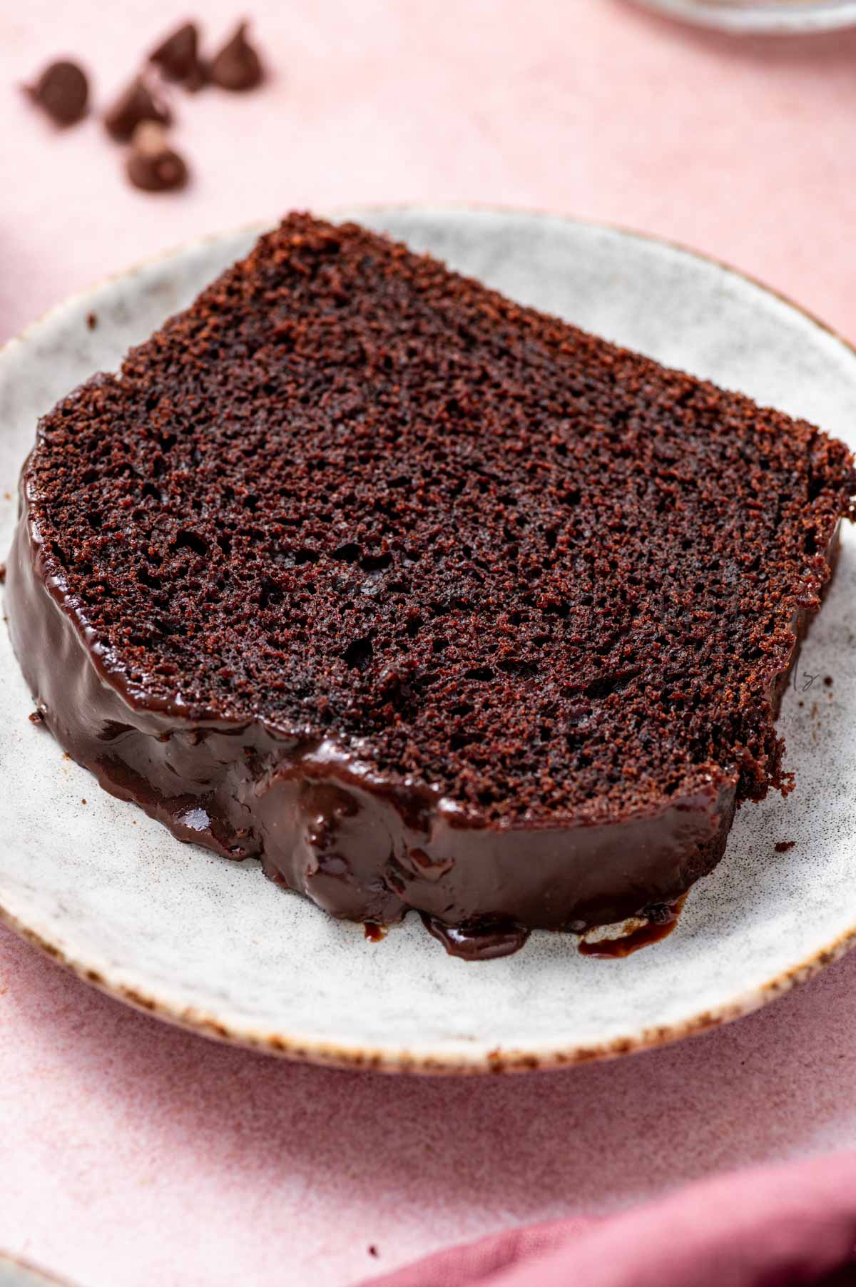 Chocolate Loaf Cake with Chocolate Ganache - Exclusive Recipe