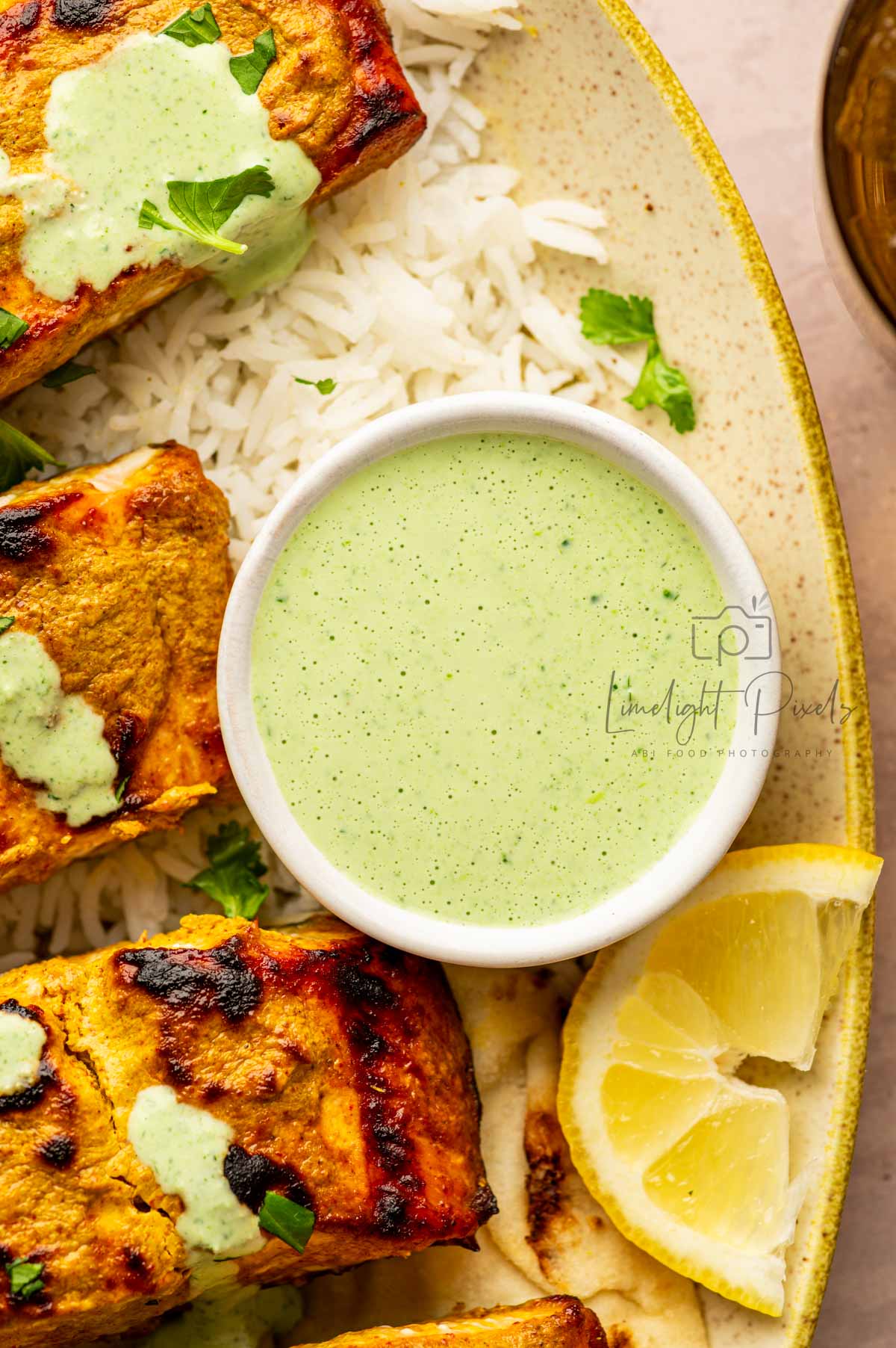 Tandoori Salmon with Cilantro Yogurt Sauce (Recipe Bundle)