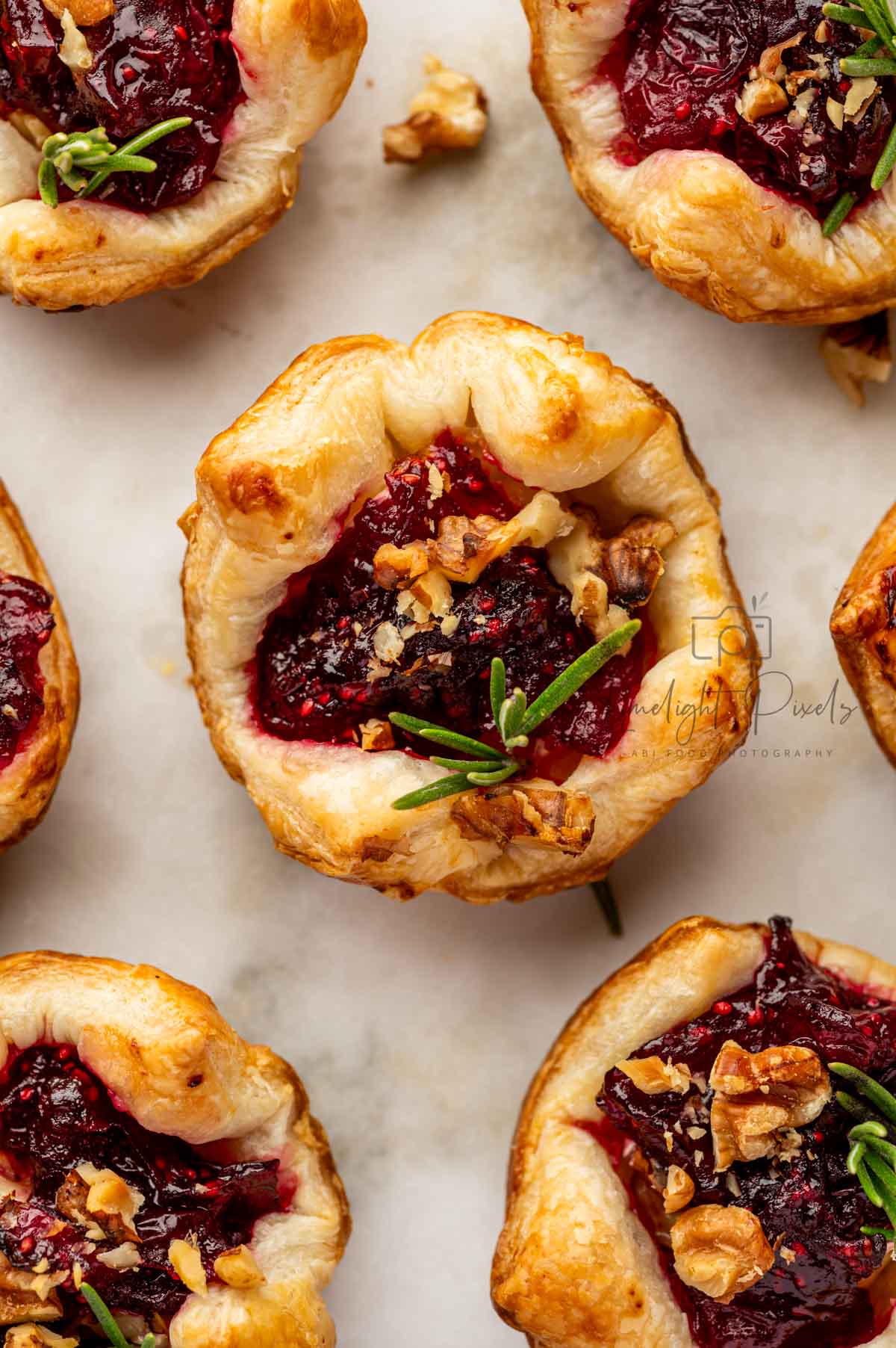 Cranberry Brie Bites with Puff Pastry - Exclusive Recipe