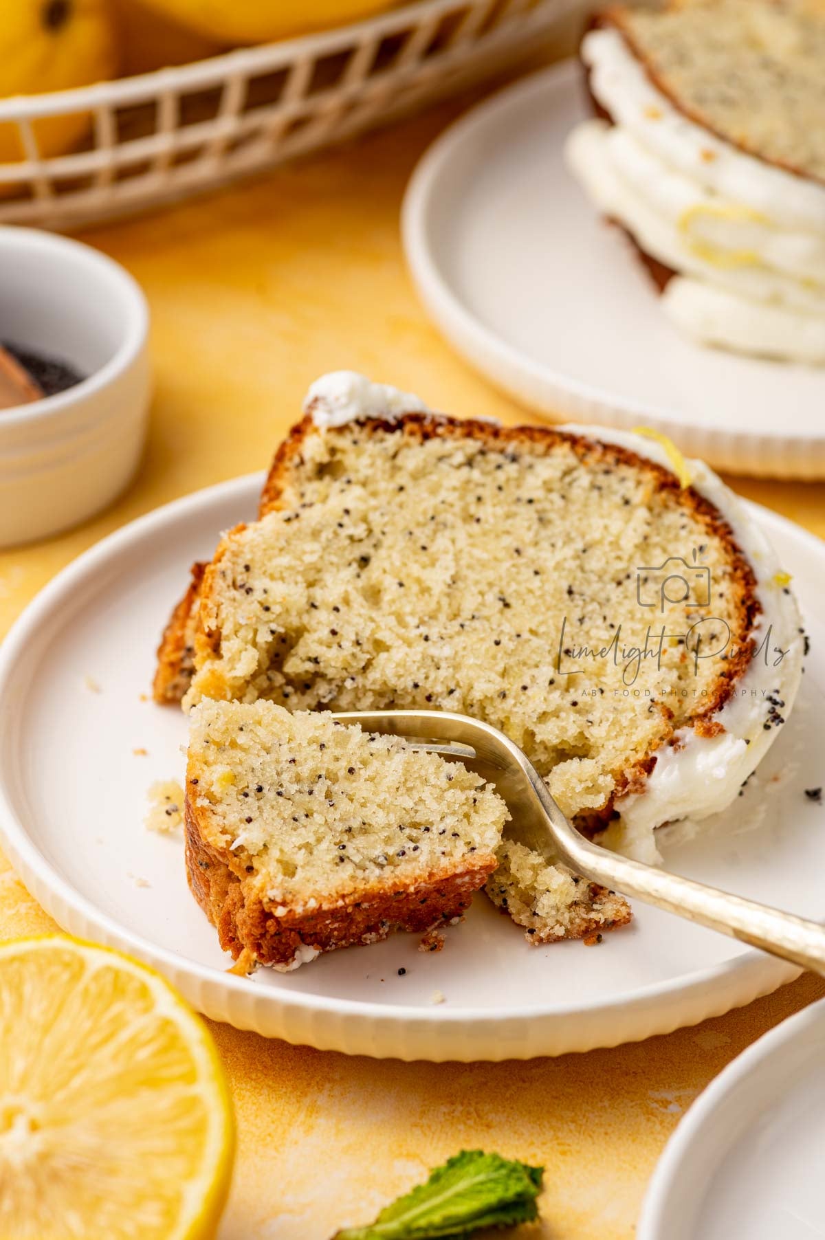 Lemon Poppy Seed Bundt Cake with Lemon Cream Cheese Frosting - Exclusive Recipe