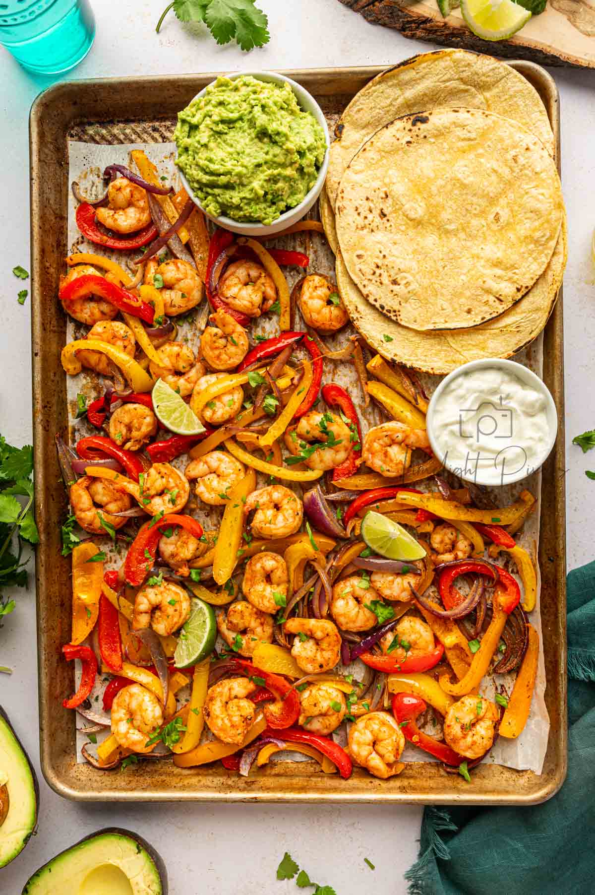 Sheet Pan Shrimp Fajitas - Exclusive Recipe