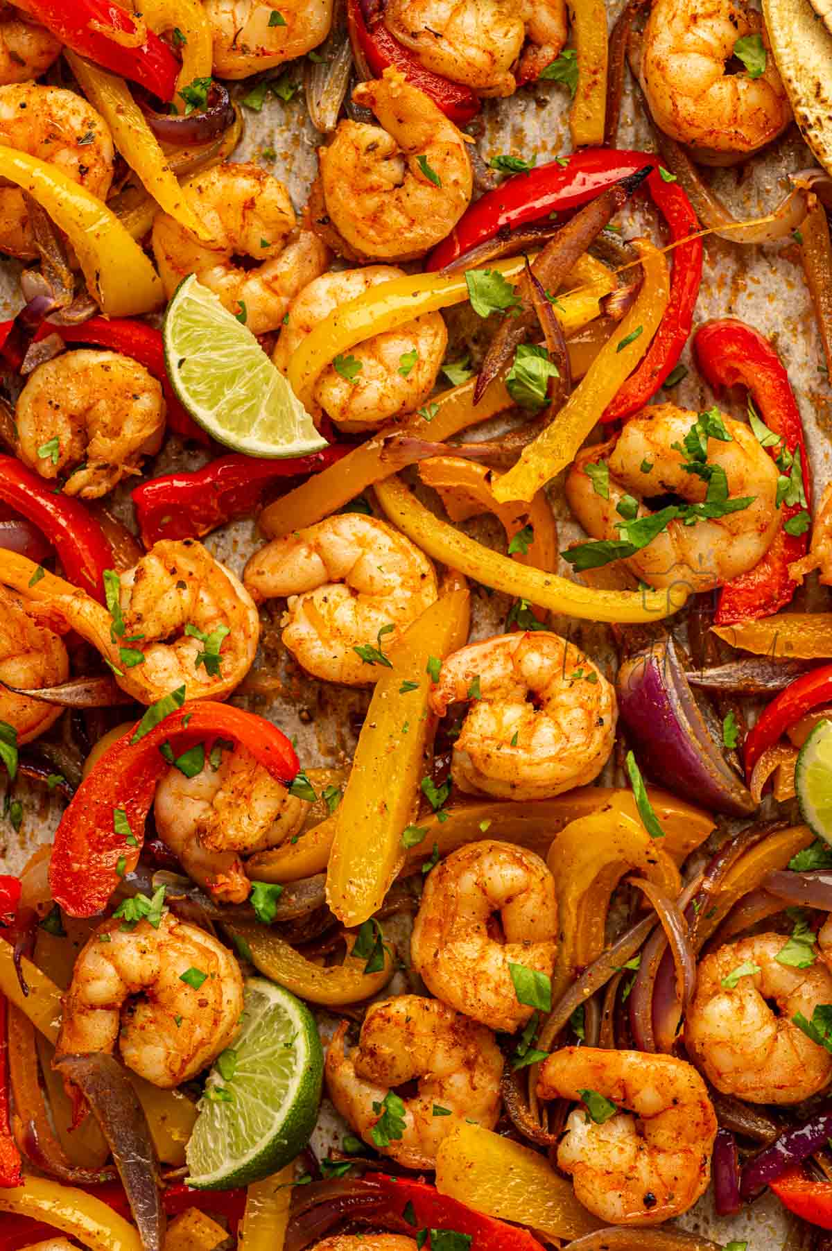 Sheet Pan Shrimp Fajitas - Exclusive Recipe
