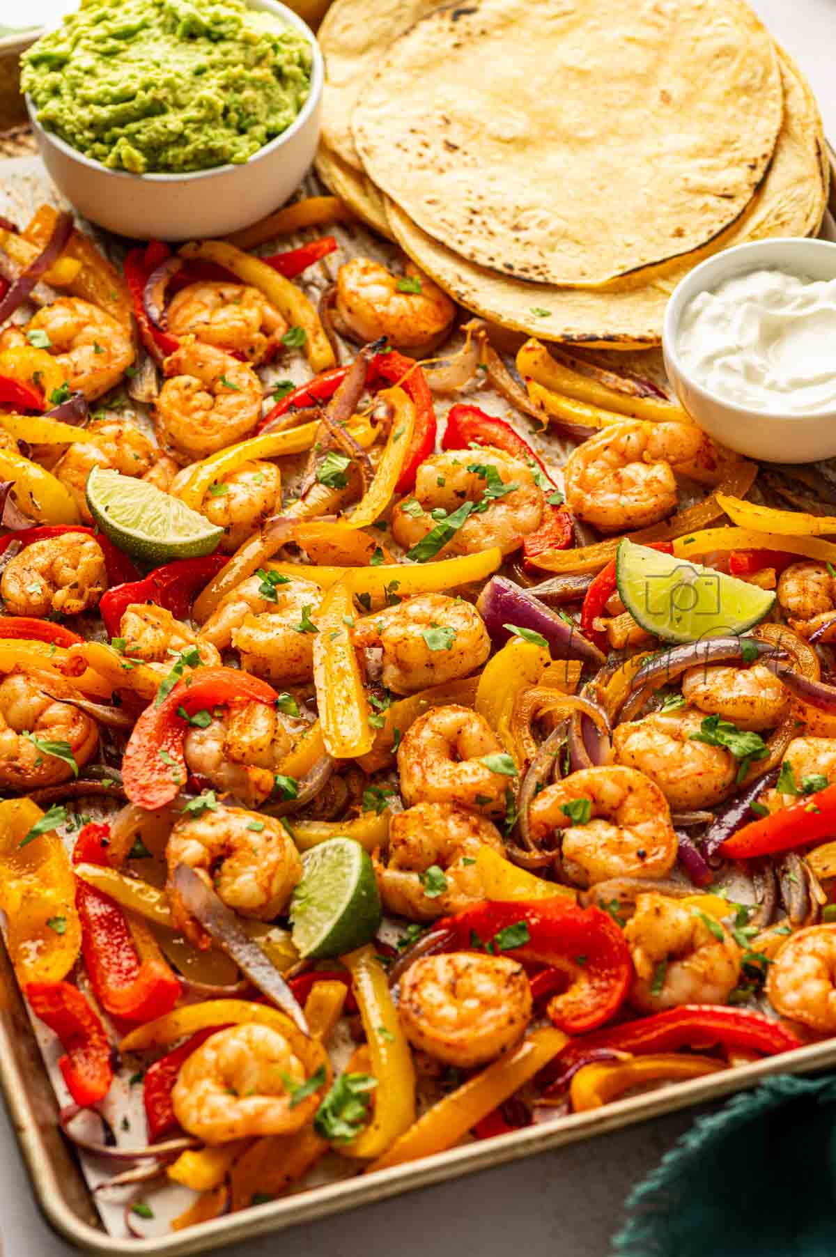 Sheet Pan Shrimp Fajitas - Exclusive Recipe