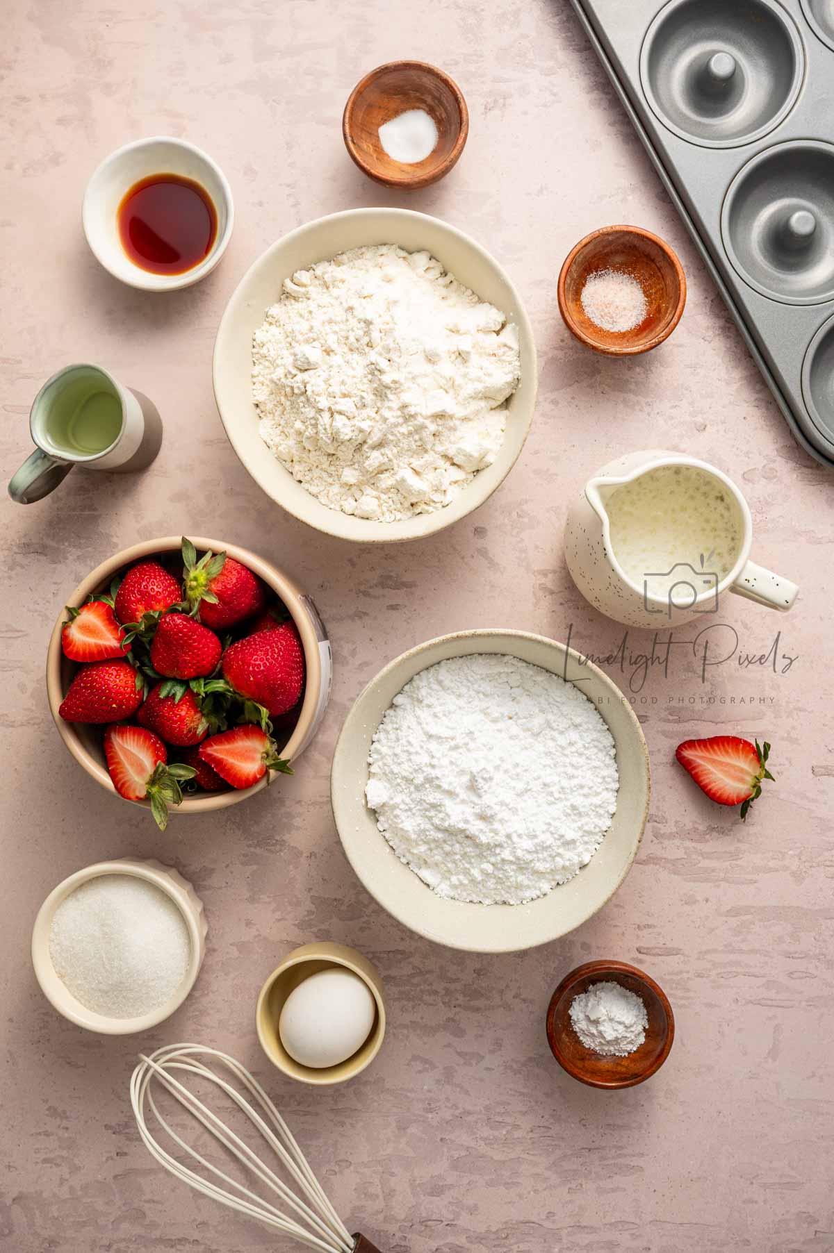 Strawberry Donuts with Strawberry Glaze (Baked) - Exclusive Recipe