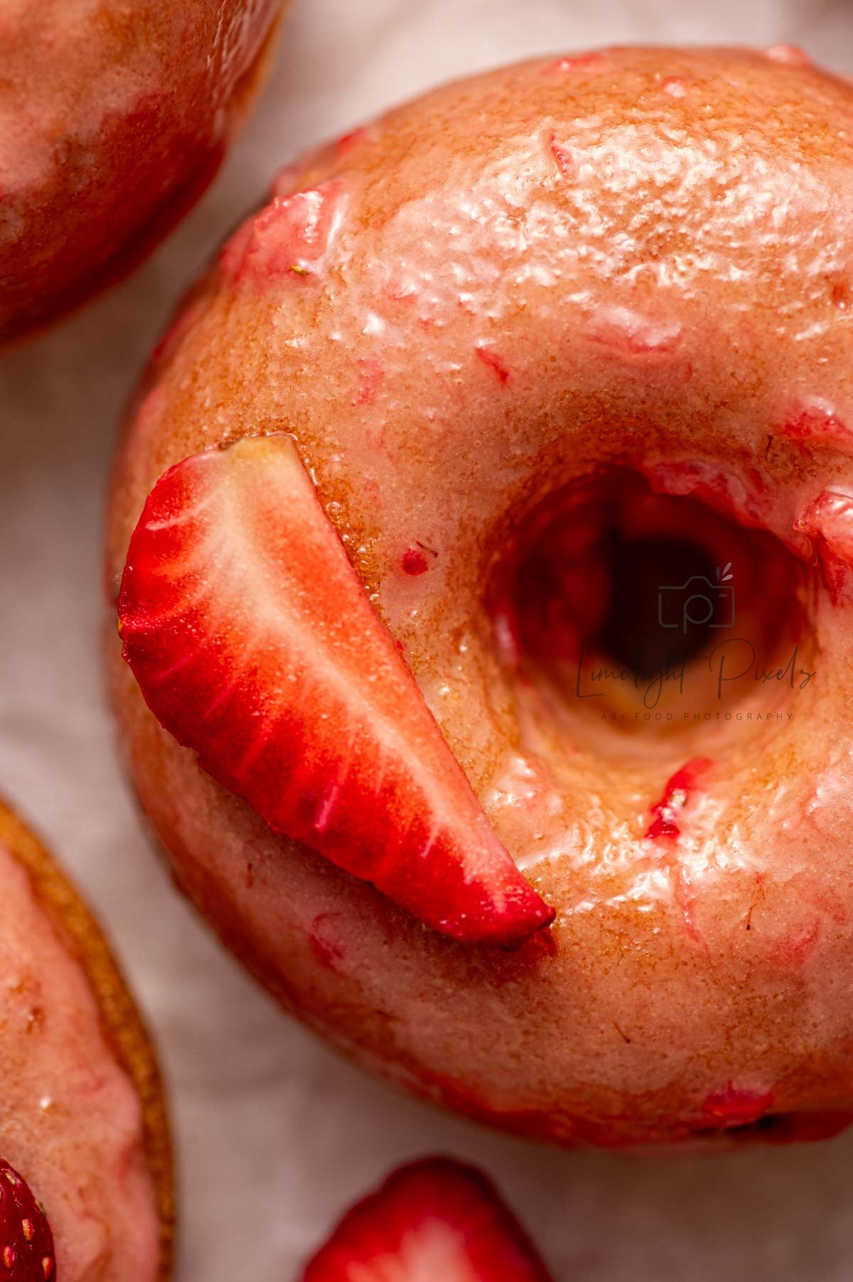Strawberry Donuts with Strawberry Glaze (Baked) - Exclusive Recipe