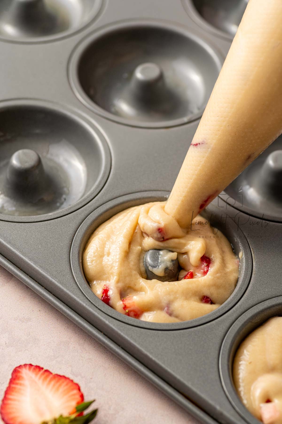 Strawberry Donuts with Strawberry Glaze (Baked) - Exclusive Recipe