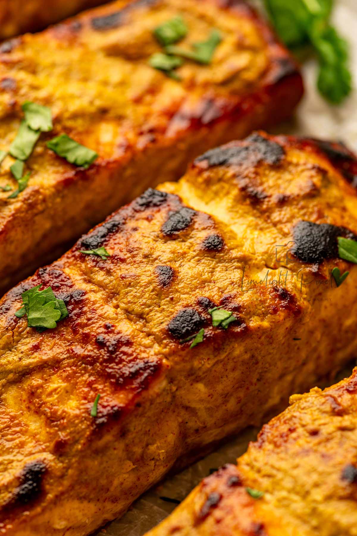 Tandoori Salmon with Cilantro Yogurt Sauce (Recipe Bundle)